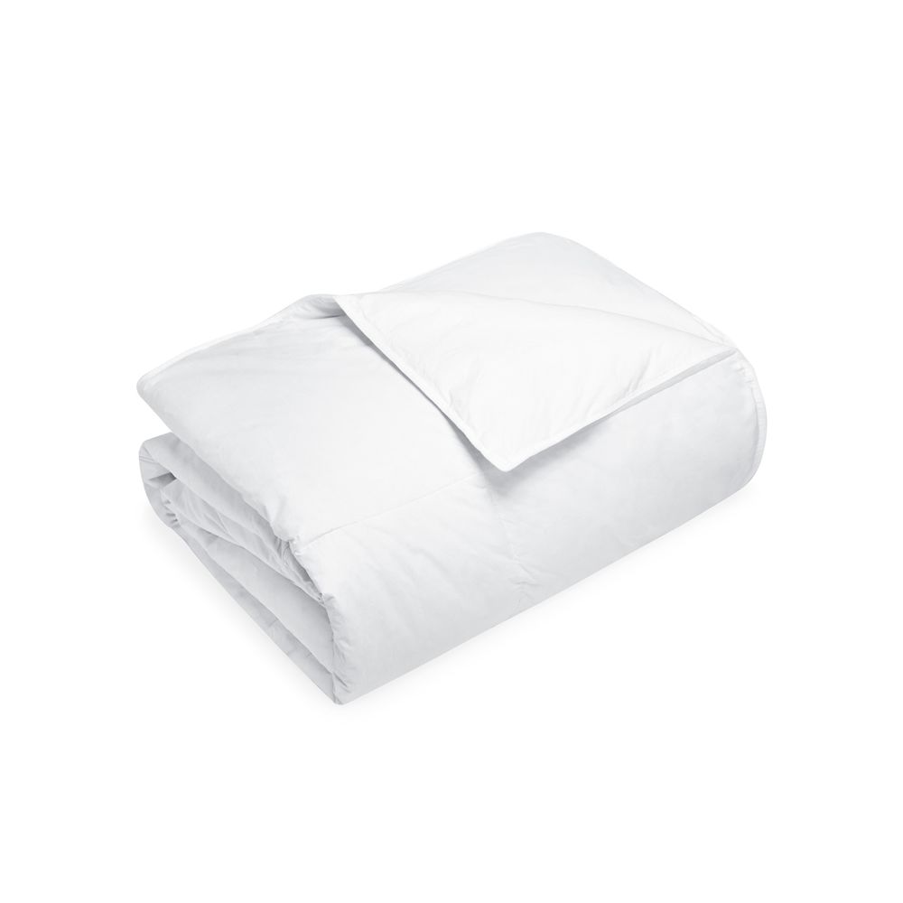 Asheville Comforter, Natural Down Fill, T233 Cotton Shell, King XL 105x98, 33 oz, White